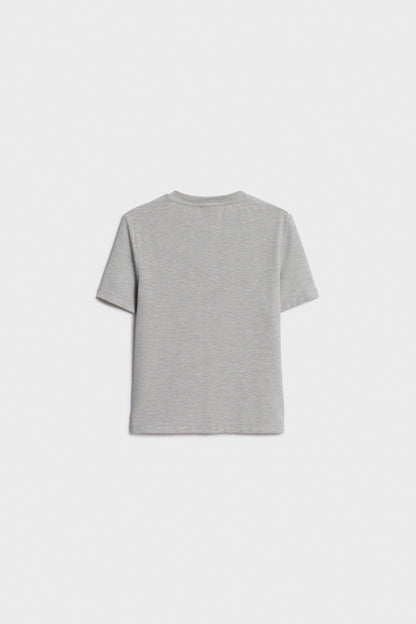 LIGHT GREY MELANGE