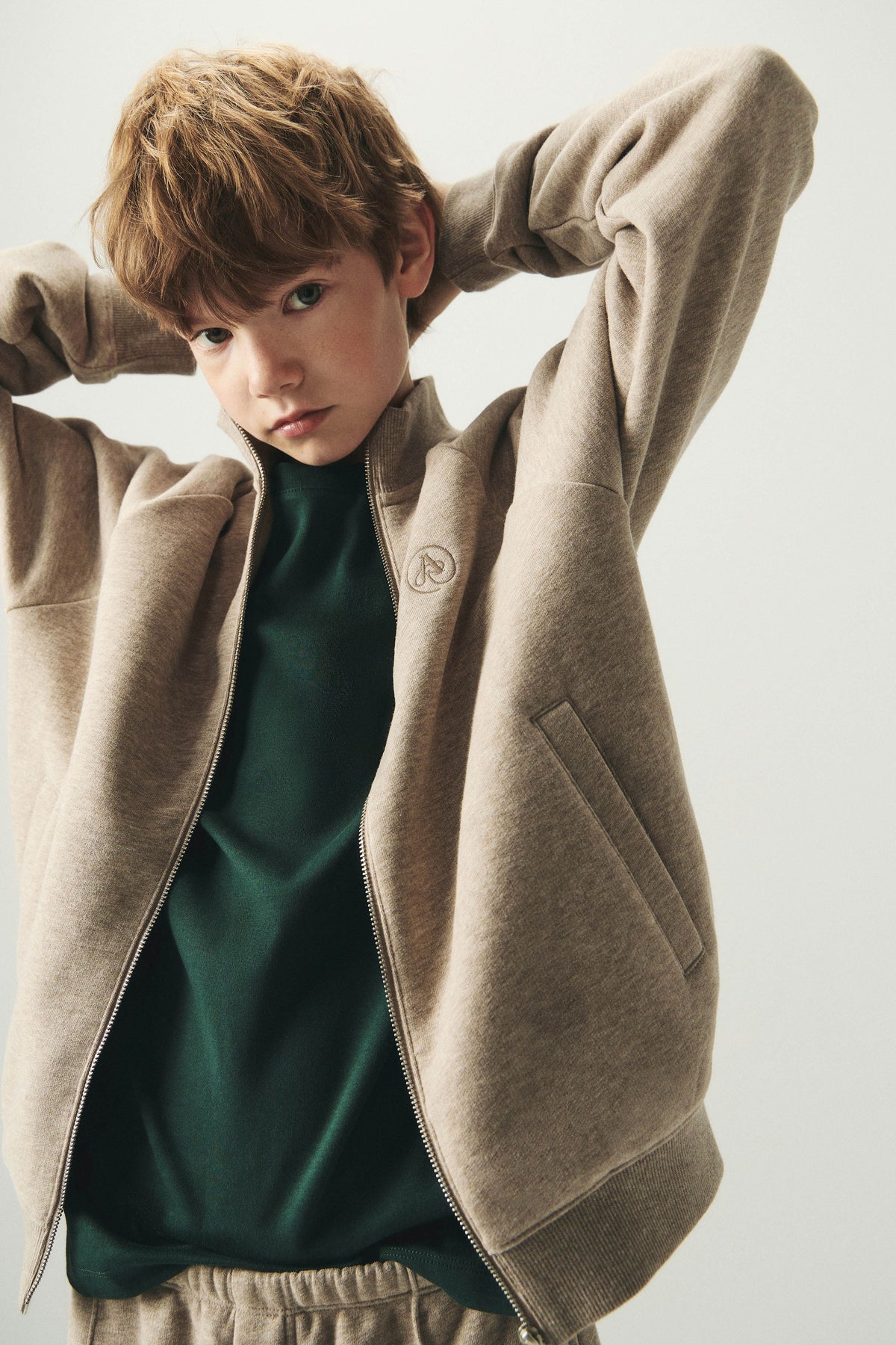 GREY BEIGE MELANGE