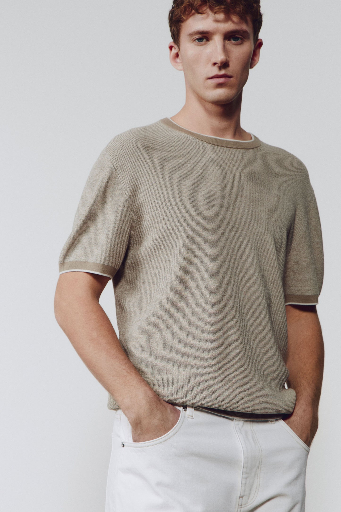 GRAY-GREEN MELANGE