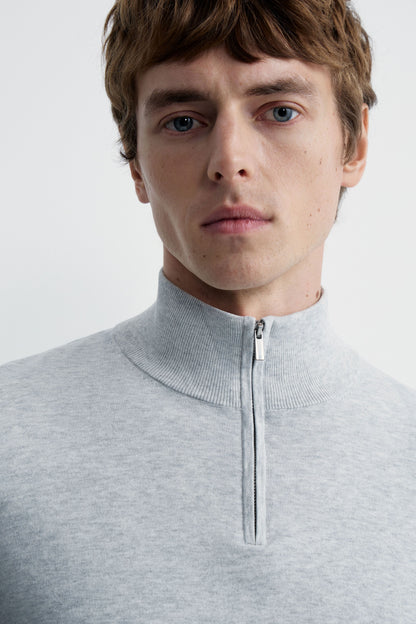 LIGHT GREY MELANGE