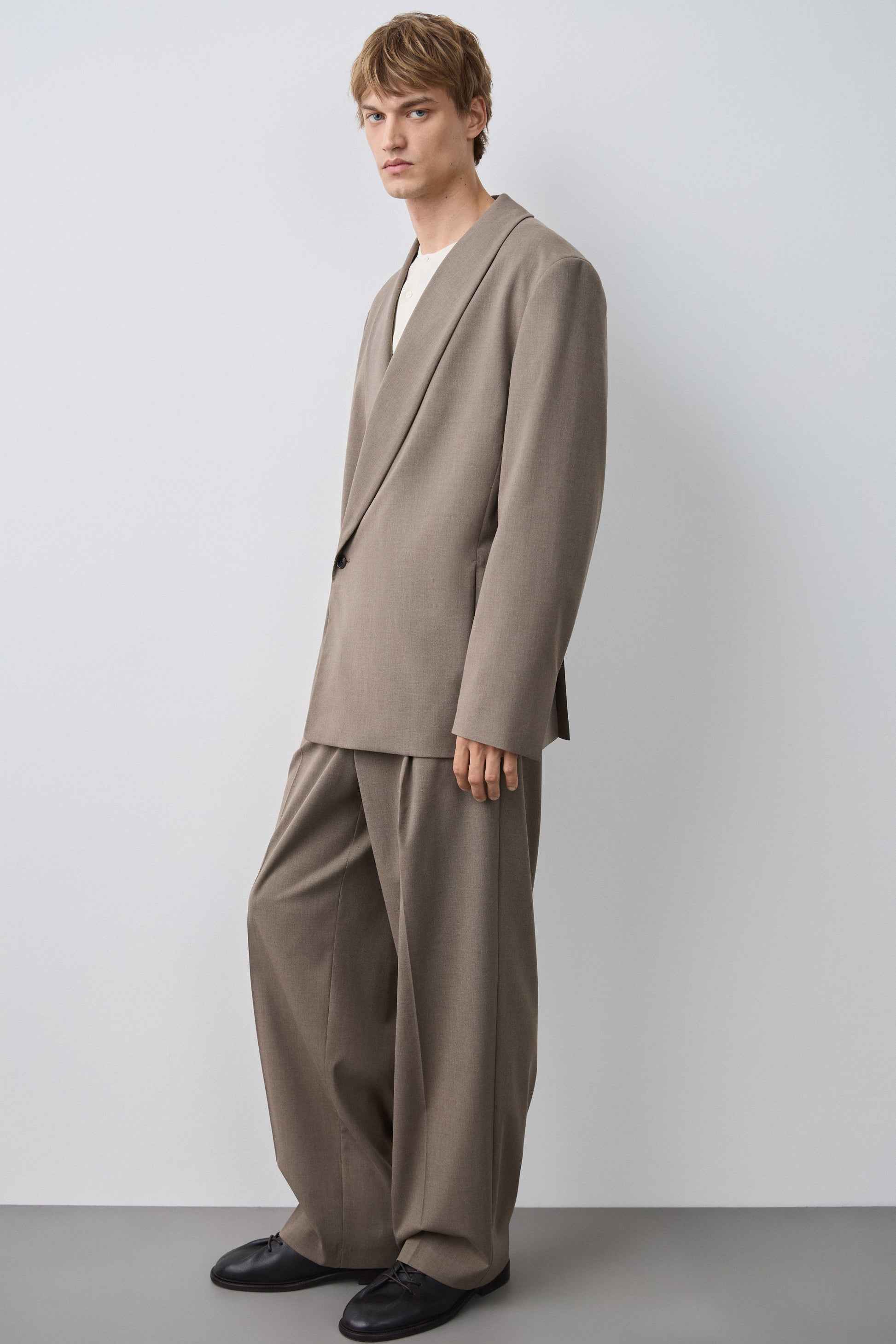 GRAY BROWN MELANGE