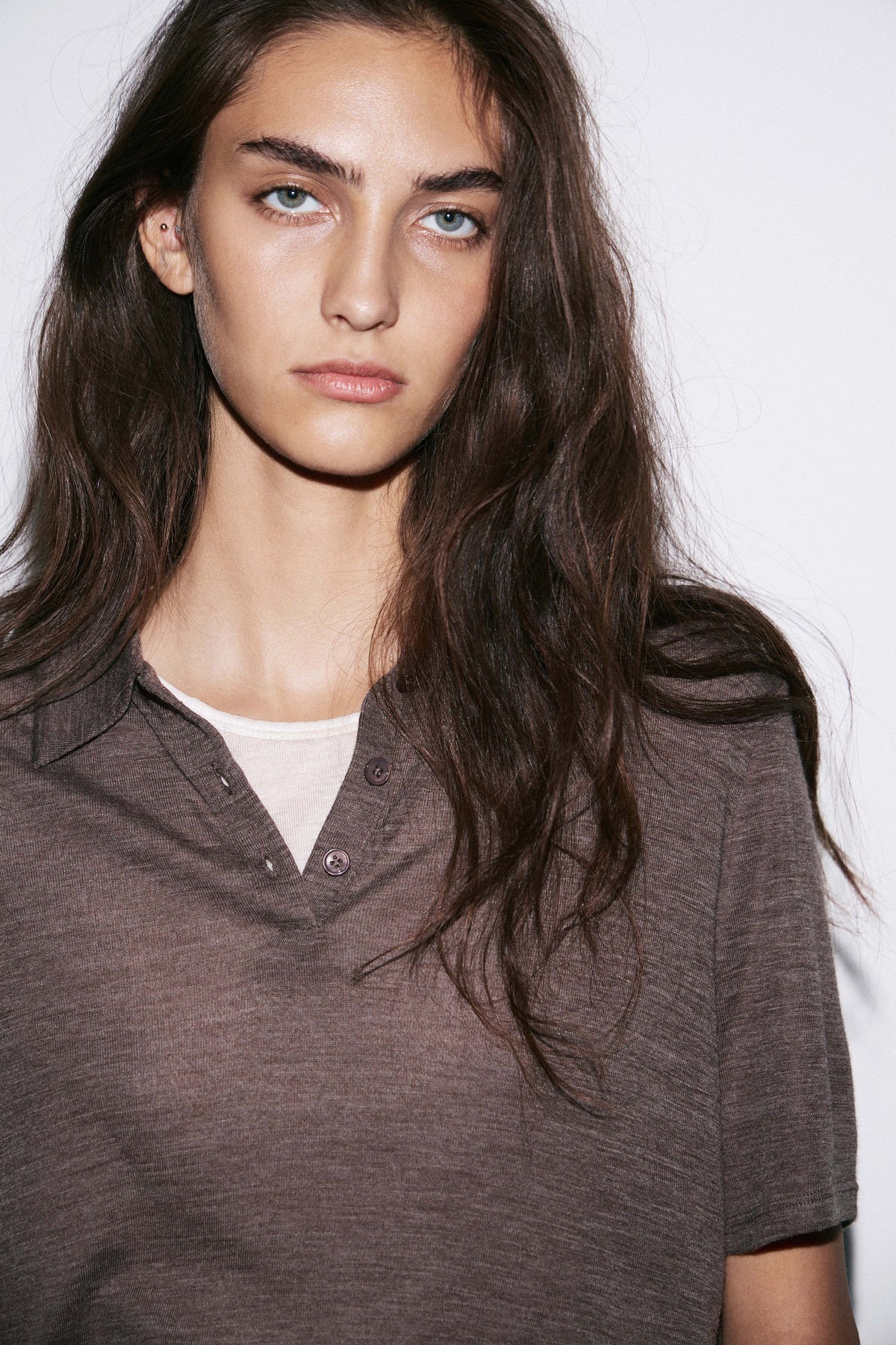 GRAY BROWN MELANGE