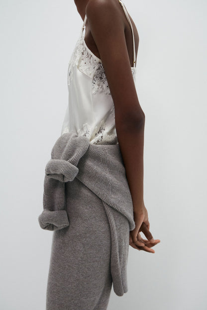 GREY BEIGE MELANGE