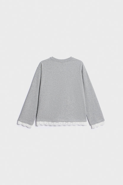 LIGHT GREY MELANGE