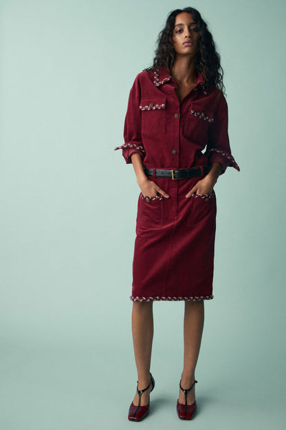 DARK RED