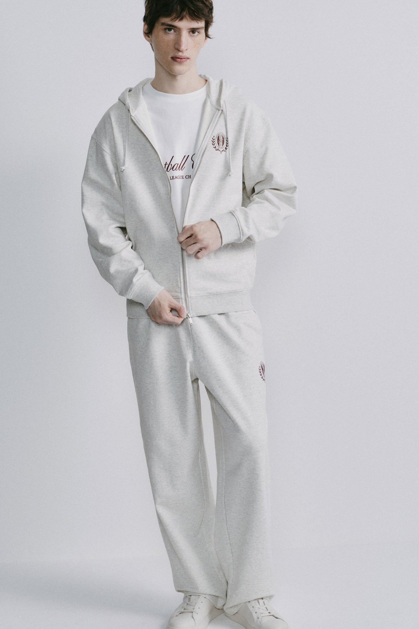 LIGHT GREY MELANGE