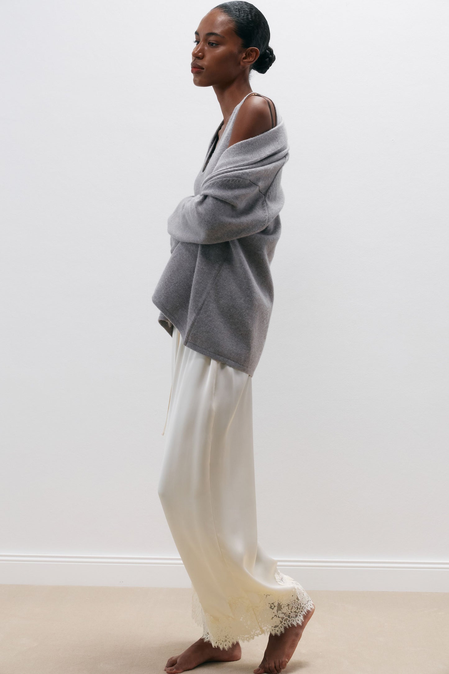 GREY BEIGE MELANGE
