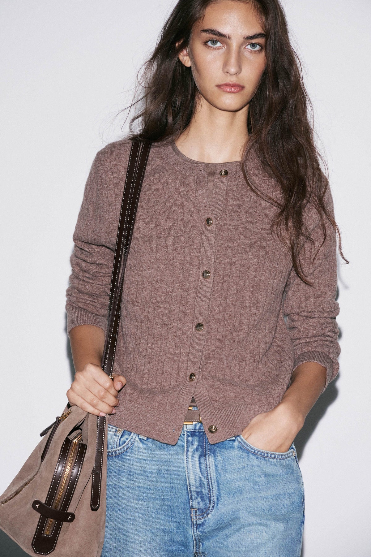 GREY BEIGE MELANGE