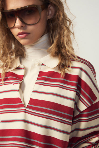BEIGE/RED