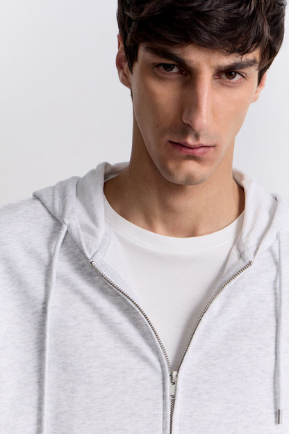 LIGHT GREY MELANGE