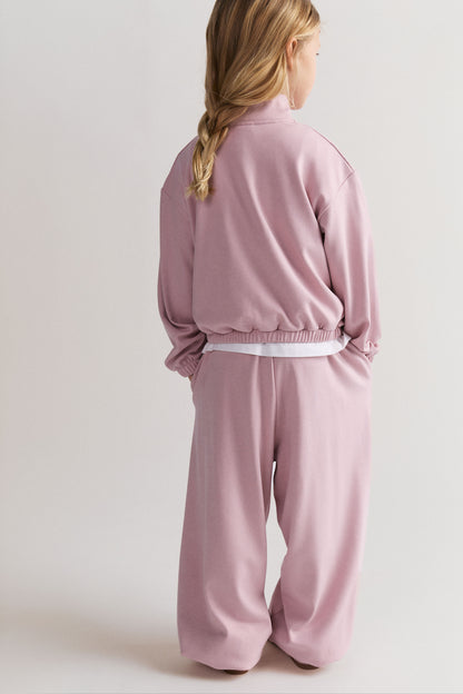 BRUSHED FINE-KNIT JOGGERS