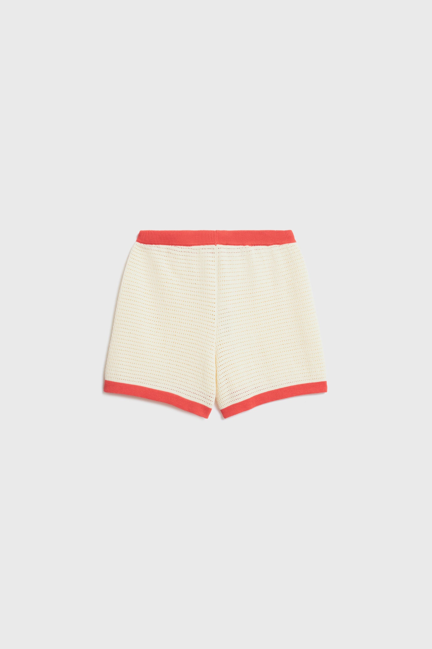 CONTRAST COTTON SHORTS