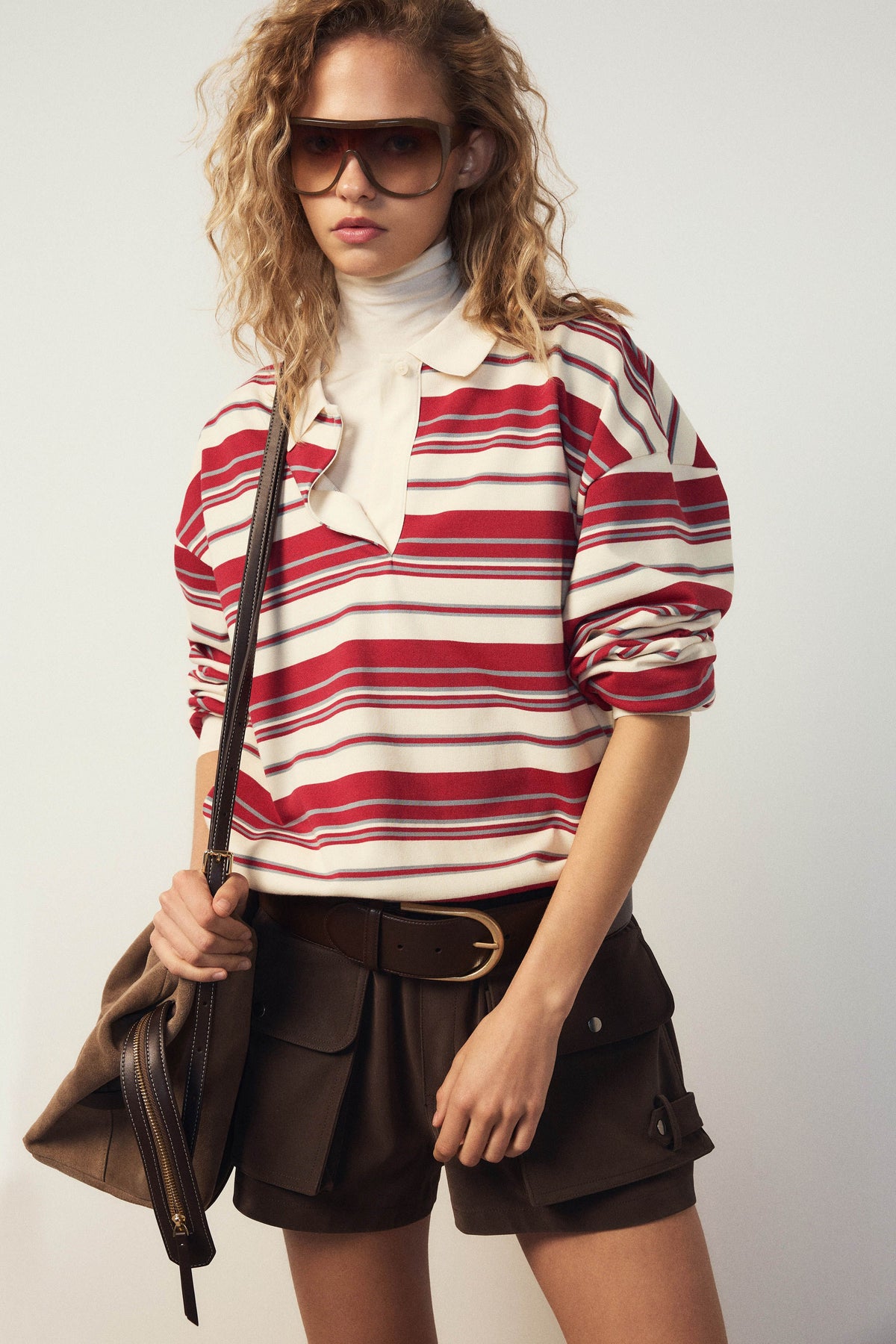 BEIGE/RED