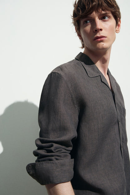 GRAY BROWN MELANGE