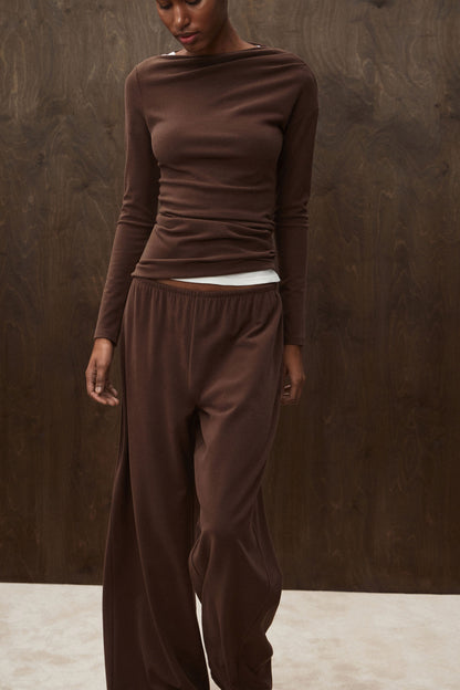 WIDE TROUSERS MADE OF VISCOSE JERSEY