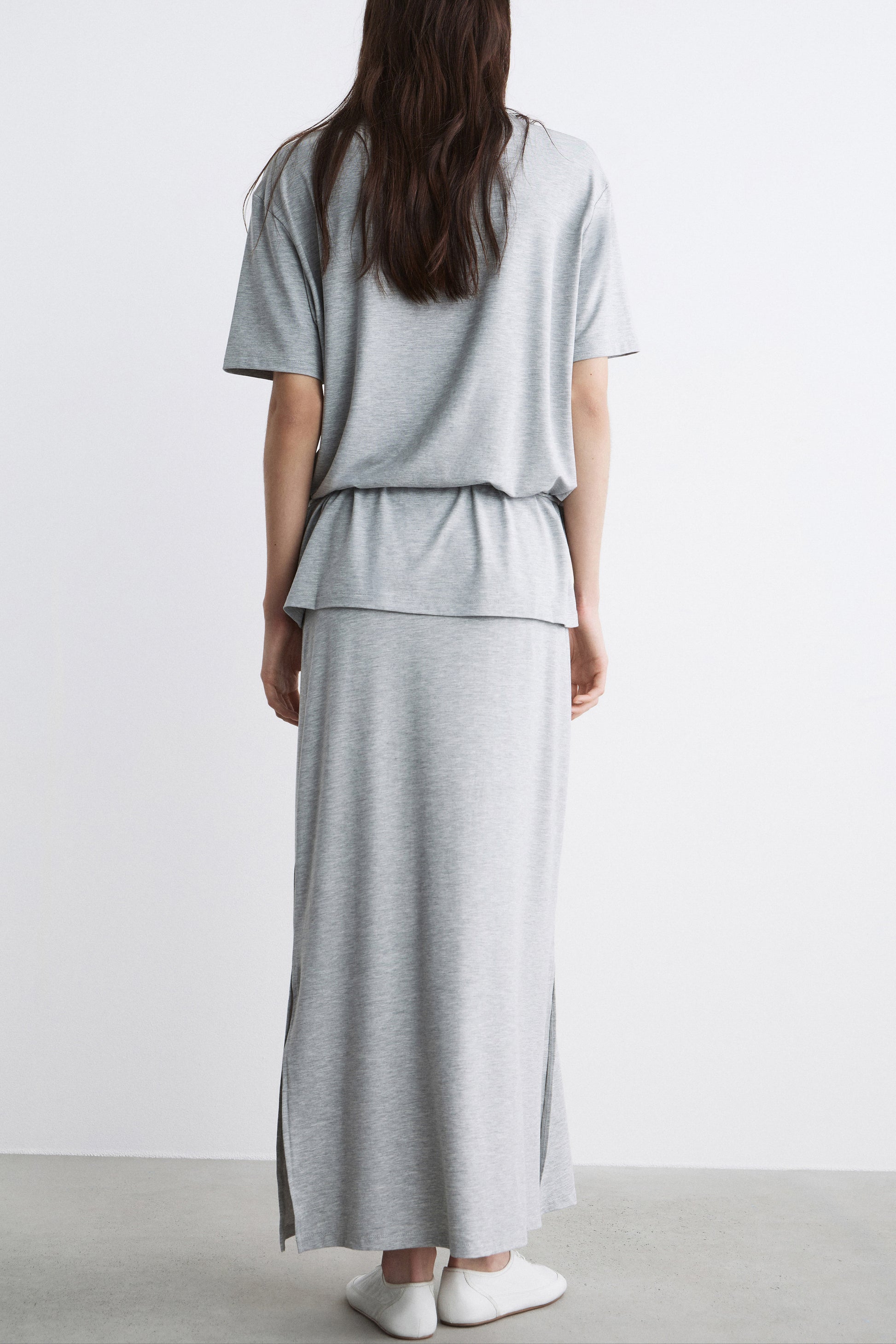 LIGHT GREY MELANGE