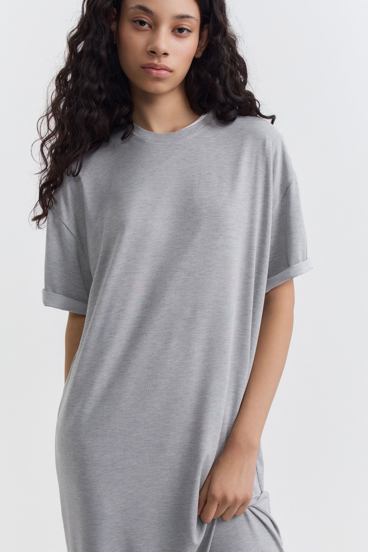 LIGHT GREY MELANGE